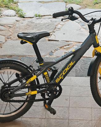Bici S'COOL XXlite 16" in alluminio 4-6 anni