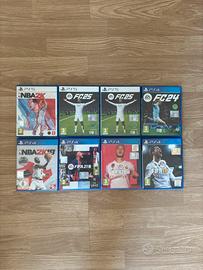 Lotto giochi ps4-ps5 Fifa/Nba/Fc