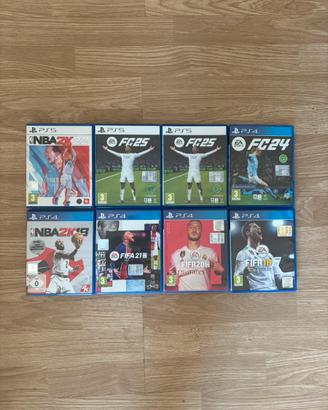 Lotto giochi ps4-ps5 Fifa/Nba/Fc
