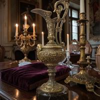 Vaso Anfora Brocca Figura Scultorea E Mascherone