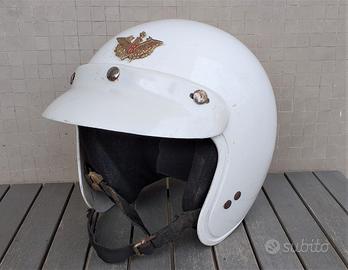 Casco vintage motociclista Rangers Italia tg.58