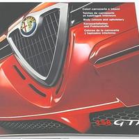 Cartella colori e interni Alfa 156 GTA e 147 GTA 