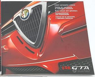 Cartella colori e interni Alfa 156 GTA e 147 GTA 