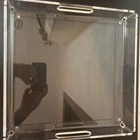 Vassoio in plexiglass Sheratonn - design - NUOVO