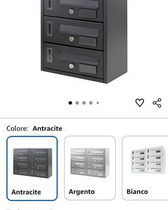 Cassetta postale 4/8 posti