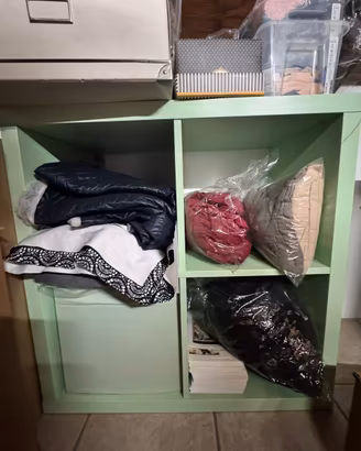IKEA KALLAX – 4 cubi, verde salvia