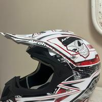 Casco Airoh Skull L - Nuovo Grafica Teschio