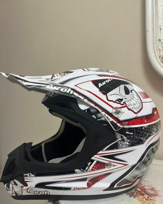 Casco Airoh Skull L - Nuovo Grafica Teschio