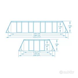 Piscina bastway 488x244x122