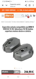 coperchi valvola testate bmw 1200 gs 