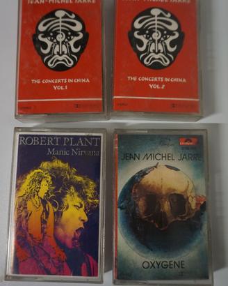 Audiocassette vintage rock D 5 Jane Michel Jarre 