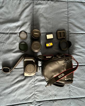 canon 1200d + obbiettivi +accessori