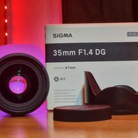 sigma ef canon 35mm 1.4 art