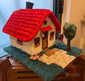 Casetta fatta a uncinetto