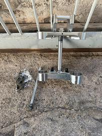 Piastre e manubrio pitbike