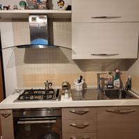 Cucina Seventy Tortora /bianco larice cm 180