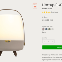 Kooduu Lampada Cassa  Portabile - SOUND BY JBL