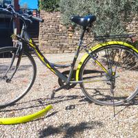 Bici da passeggio con porta pacchi