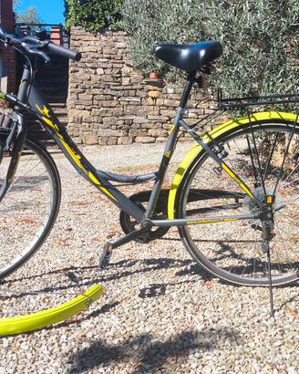 Bici da passeggio con porta pacchi