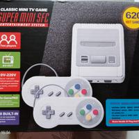 CONSOLE MINI CON 620  VIDEOGIOCHI 2 JOYSTICK NUOVA
