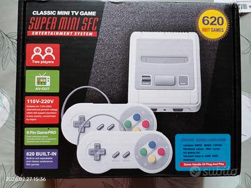 CONSOLE MINI CON 620  VIDEOGIOCHI 2 JOYSTICK NUOVA