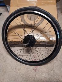 Kit per la conversione di una bicicletta in bicicl