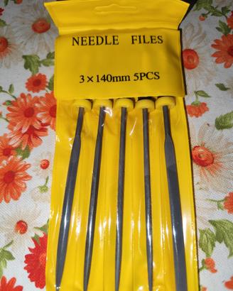set 5 piccole raspe per legno