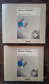 Manuali Olivetti Micosoft MS-DOS e Windows