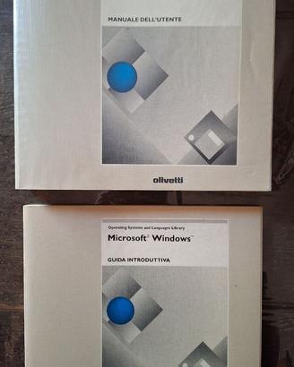 Manuali Olivetti Micosoft MS-DOS e Windows