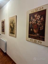 Quadri in legno e in tela