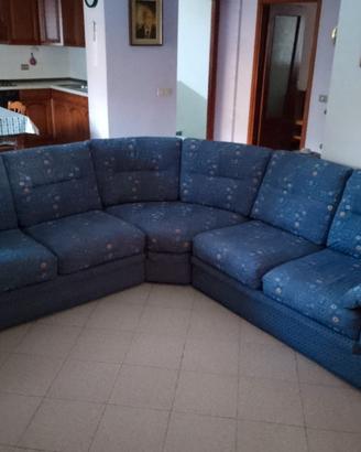 DIVANO ANGOLARE SFODERABILE IN TESSUTO