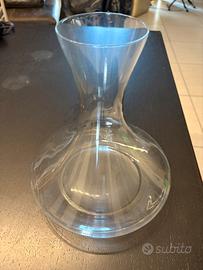 Decanter / caraffa per vino in vetro trasparente