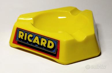 Posacenere Ricard vetro giallo