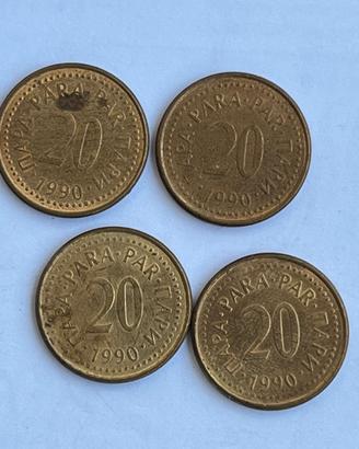 20 Para moneta Jugoslavia