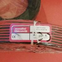 Cavo bipolare rosso/nero 2x1,5mmq MONDINI 100m
