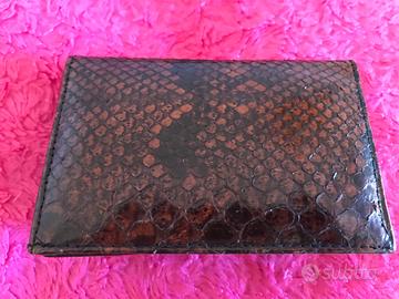 PORTAFOGLIO DONNA PITONE VERO ORIGINALE