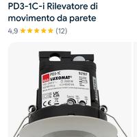 Rilevatore di movimento da parete