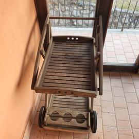 carrello servi vivande in tek