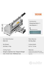 Vevor taglierina per pavimenti LVP/SPC/WPV/VCT