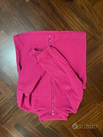 Felpa termica rosa taglia 7-8 anni
