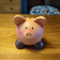 Salvadanaio in terracotta