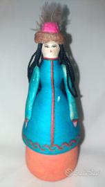 Bambola Russa Papier Mache ( Kirghizistan)