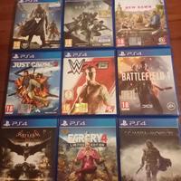 9 Giochi per PS4 in blocco a 50 euro