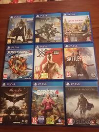 9 Giochi per PS4 in blocco a 50 euro