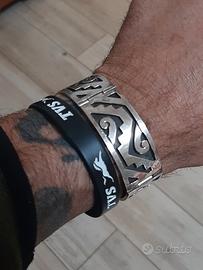 bracciale navajo argento 925 uomo massiccio
