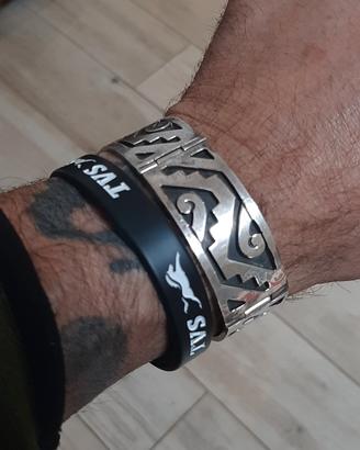 bracciale navajo argento 925 uomo massiccio