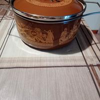 pentola siltal vintage anni 70 design Carla Agnell