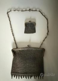 Borsetta in argento fine 800