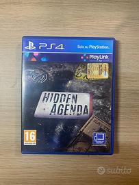 Hidden Agenda gioco PS4
