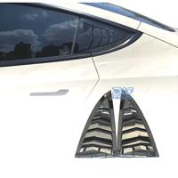COPRI VETRI LATERALI TESLA MODEL 3 17-20 LOOK NERO